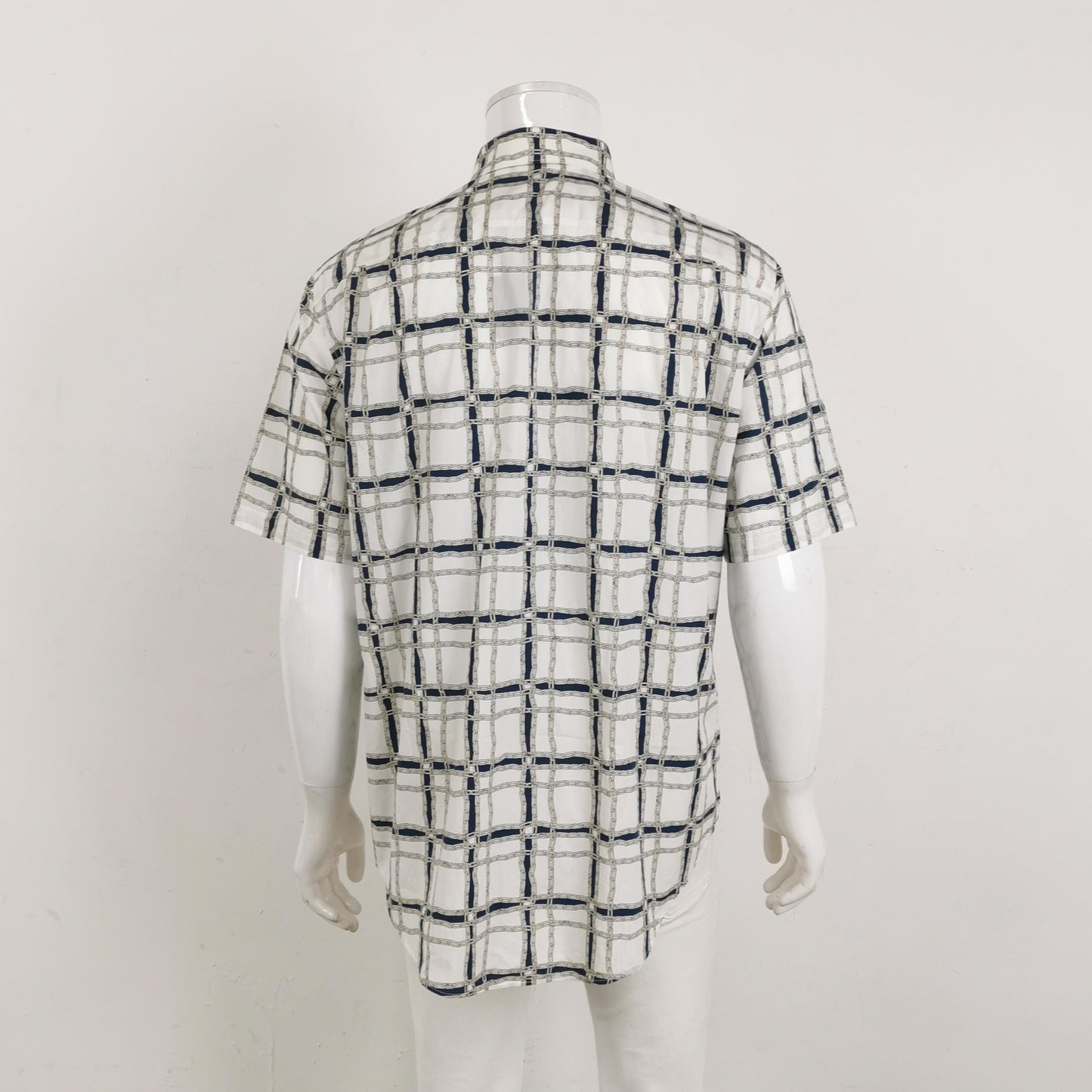 Louis Vuitton Checkered Short-Sleeve Shirt XXL