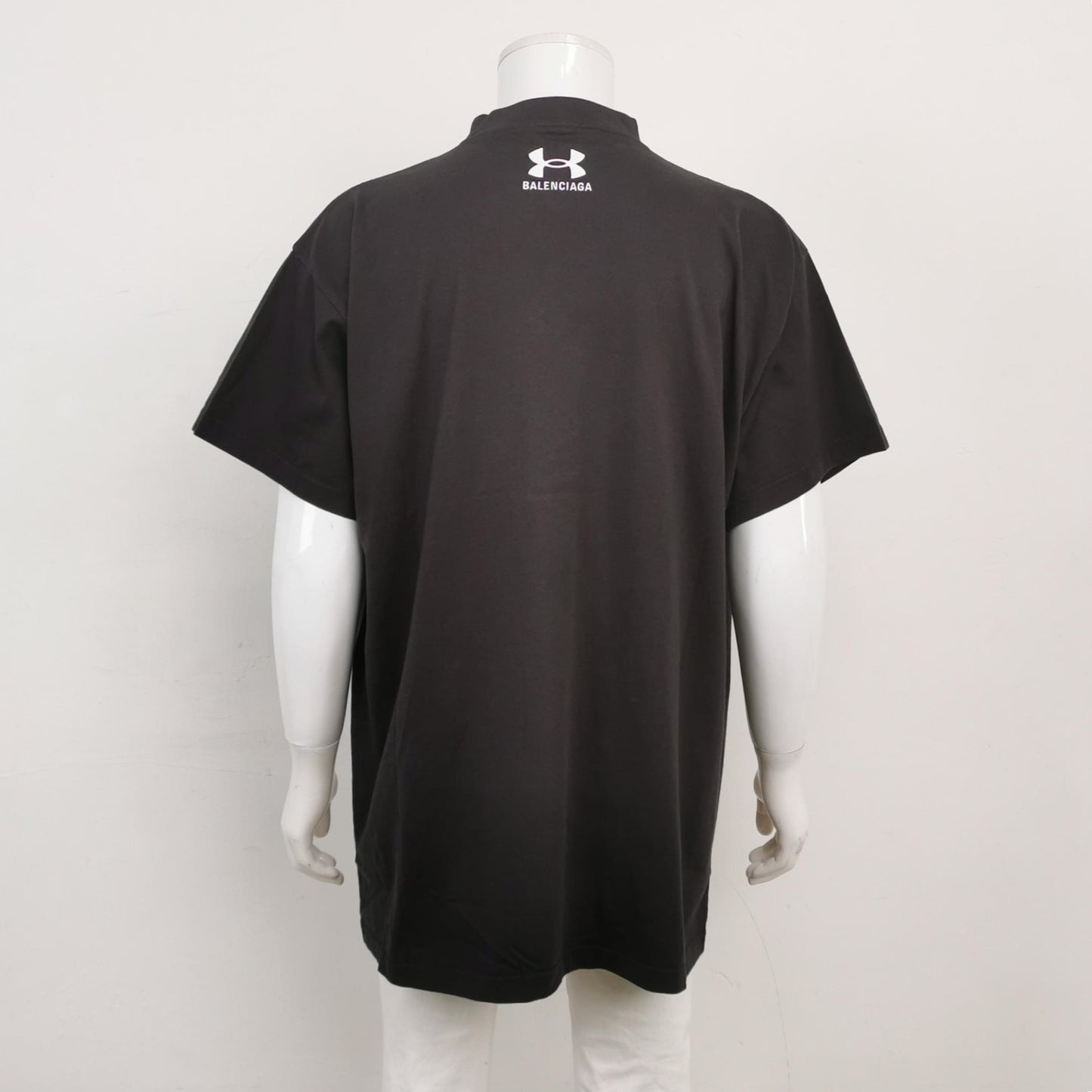 Balenciaga Black High-Neck Logo T-Shirt