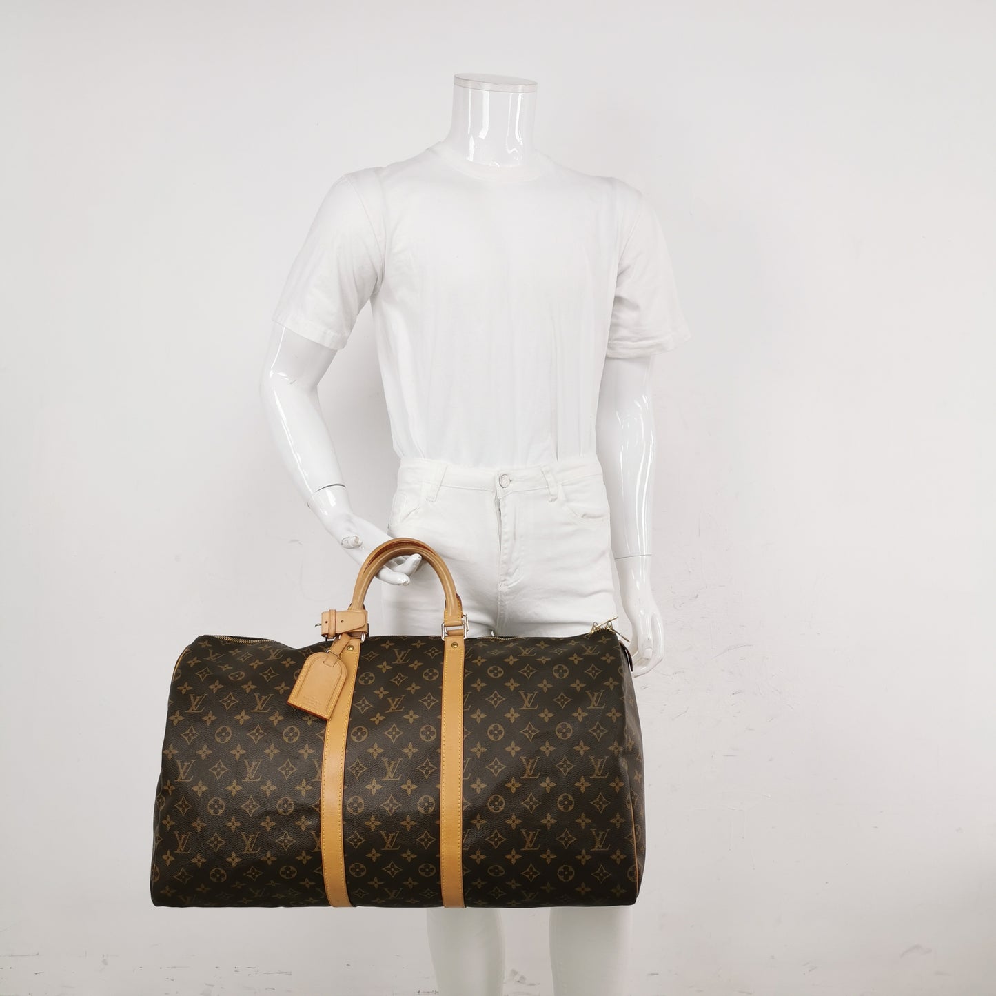Louis Vuitton Vintage Keepall 55 Monogram Duffle Bag