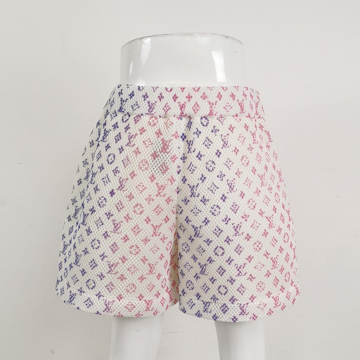Louis Vuitton Color-Block Monogram Shorts Size L