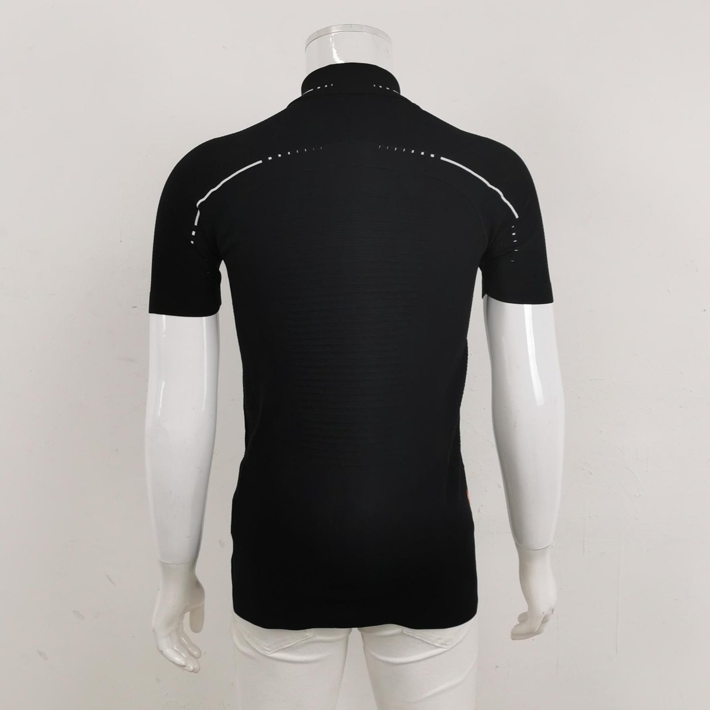 Prada Colorblock Collared Short-Sleeve T-Shirt L