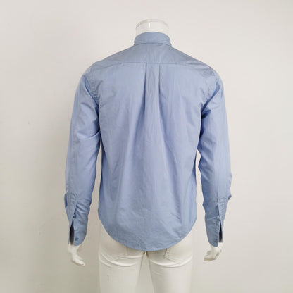 Balenciaga B Logo Cotton Long-Sleeve Shirt