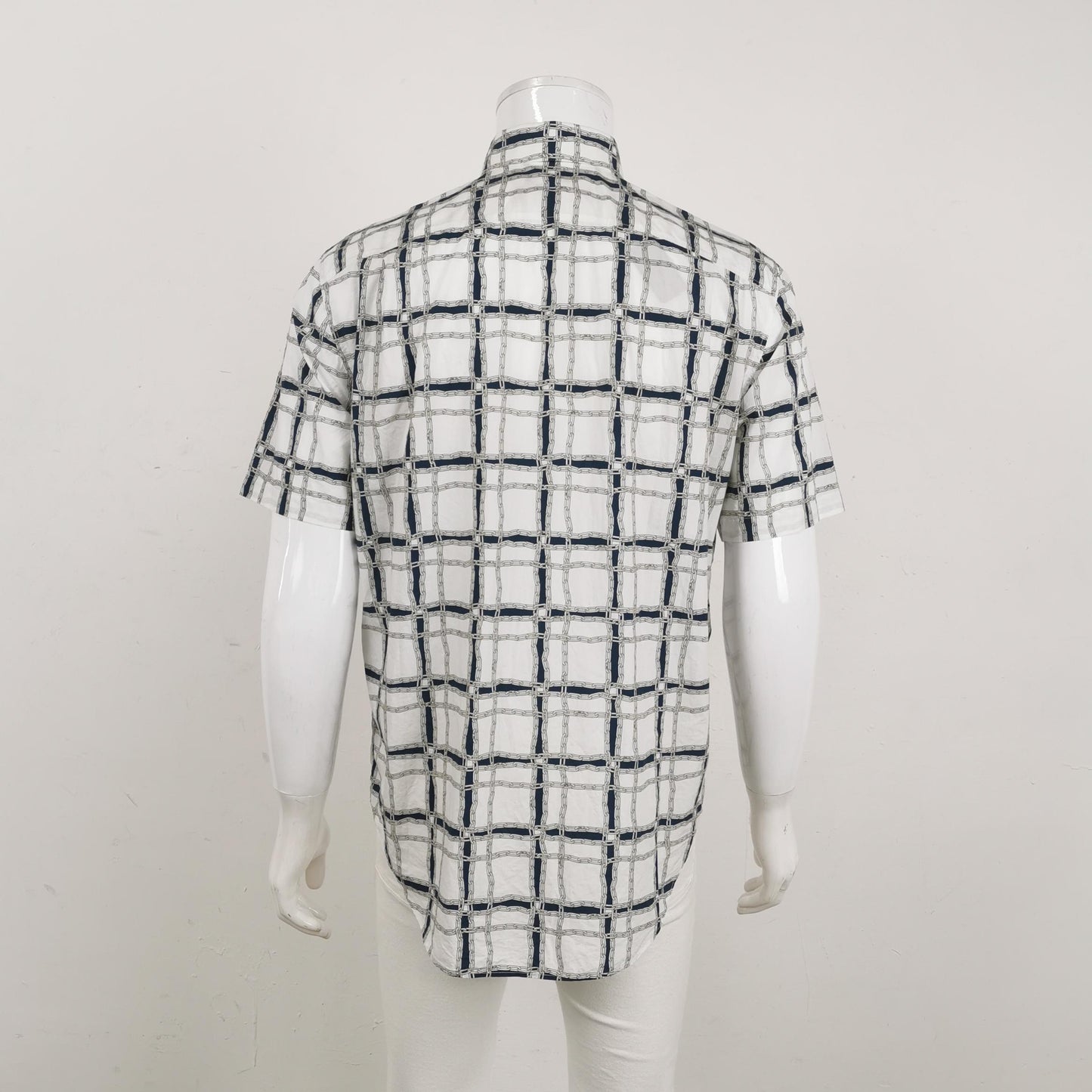Louis Vuitton L Checkered Short-Sleeve Shirt