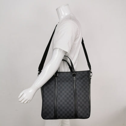Louis Vuitton Tadao Damier Graphite Briefcase Crossbody
