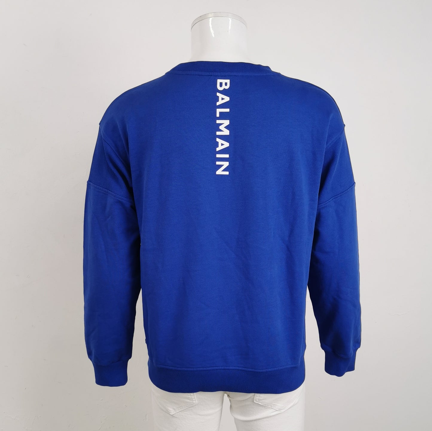 Lanvin XS Cotton Logo Crewneck Long-Sleeve Sweatshirt
