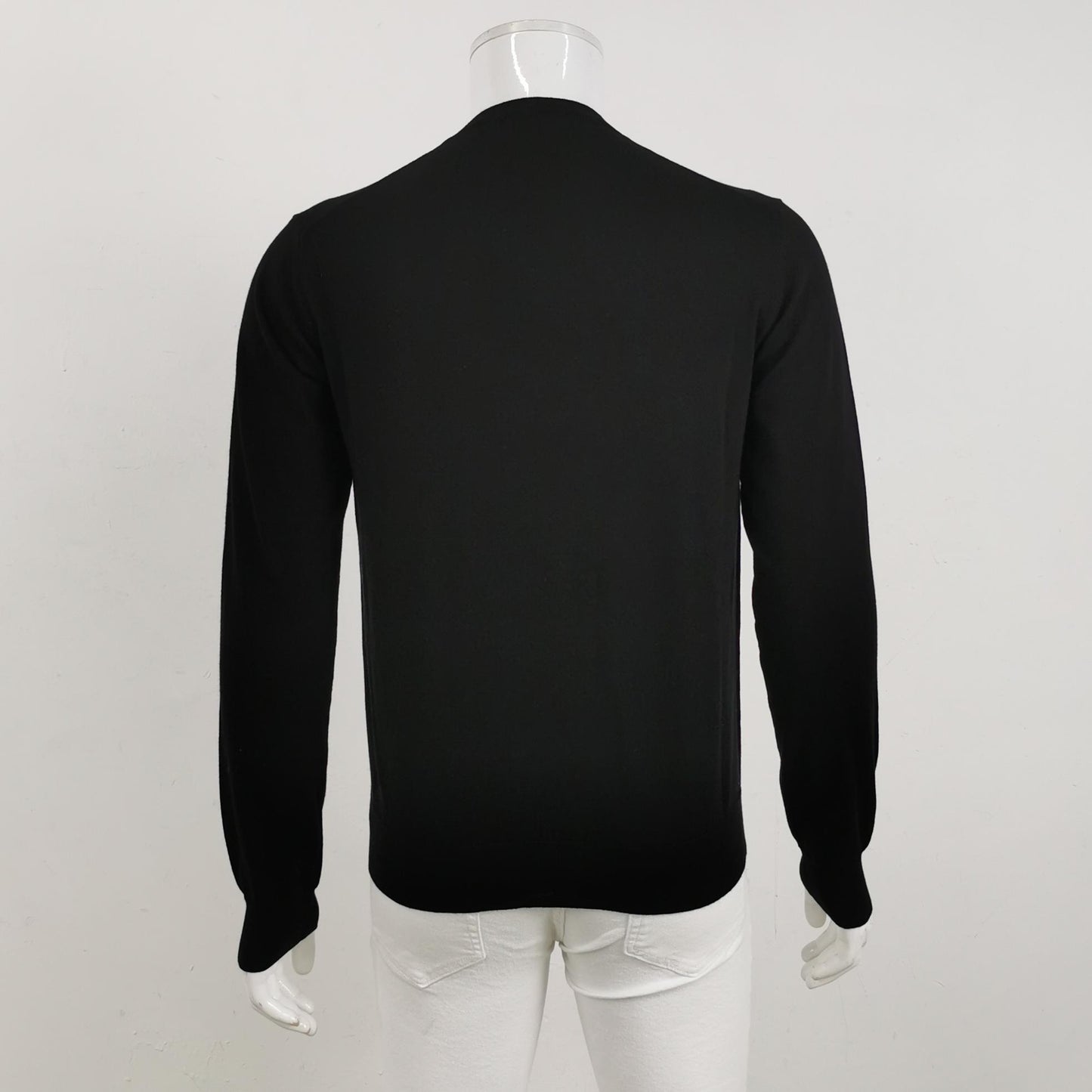 Prada Cotton Crewneck Knit Sweater S/46