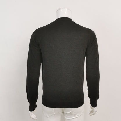 Prada Wool V-Neck Single-Breasted Long-Sleeve Cardigan