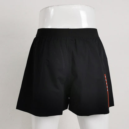 Prada Solid Letter Logo Shorts S Size