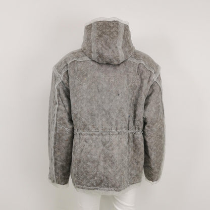 Louis Vuitton Monogram Organza Padded Coat L