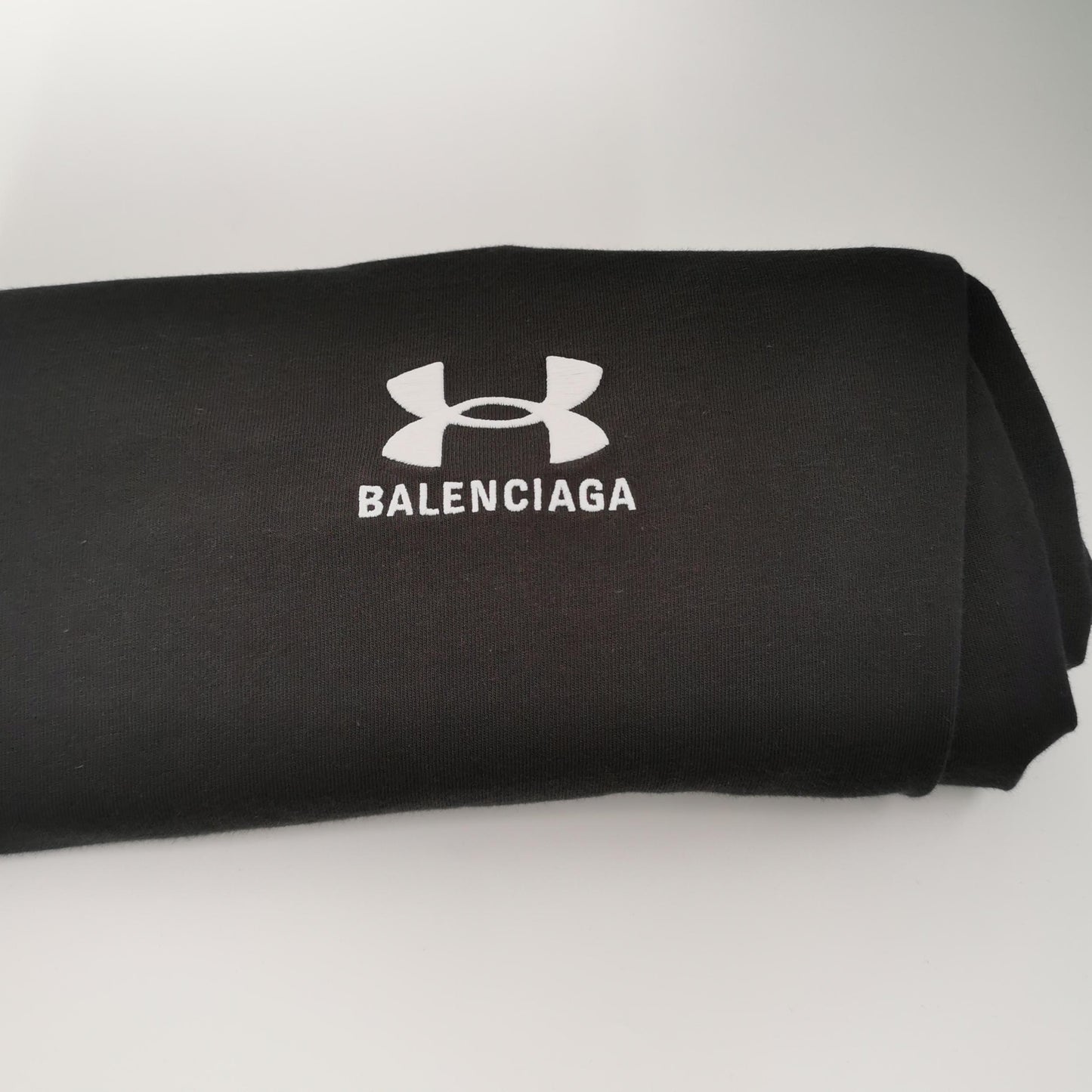 Balenciaga Black High-Neck Logo T-Shirt