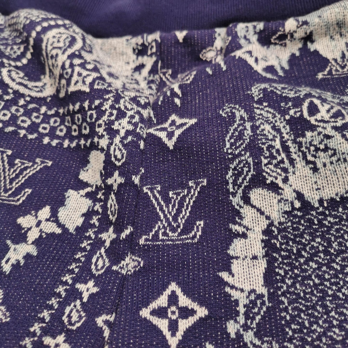 Louis Vuitton Cotton Monogram Bandana Shorts S