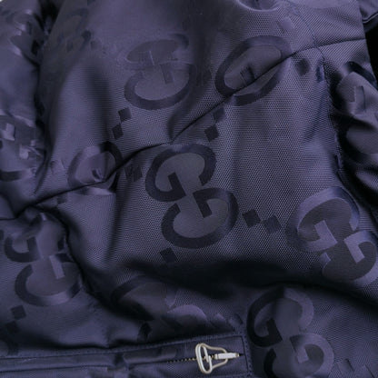 Gucci Double G Logo Hooded Zip Down Vest M