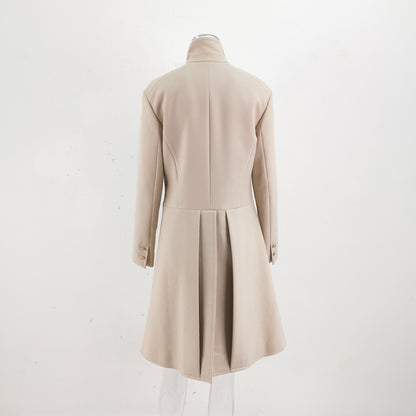 Louis Vuitton M Cotton Solid Stand Collar Coat