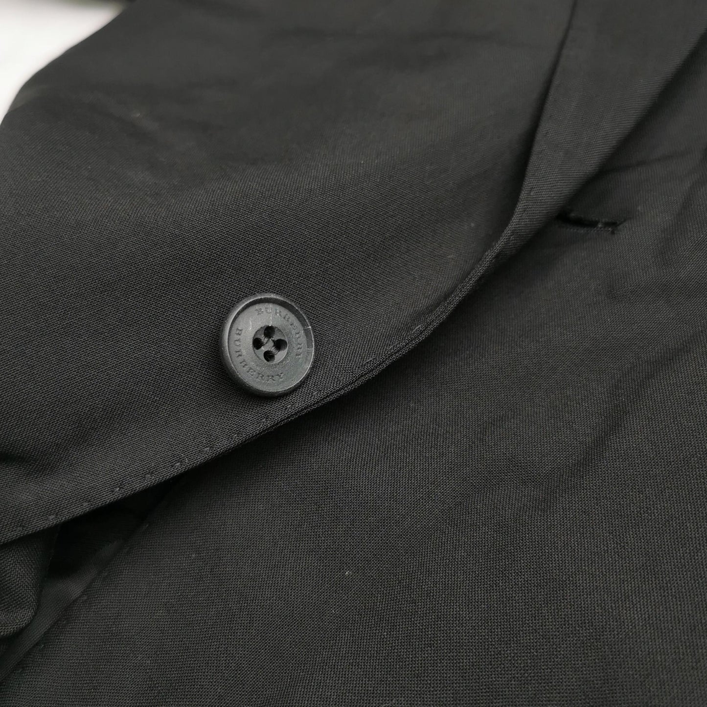 Burberry Wool Single-Breasted Lapel Coat S/46