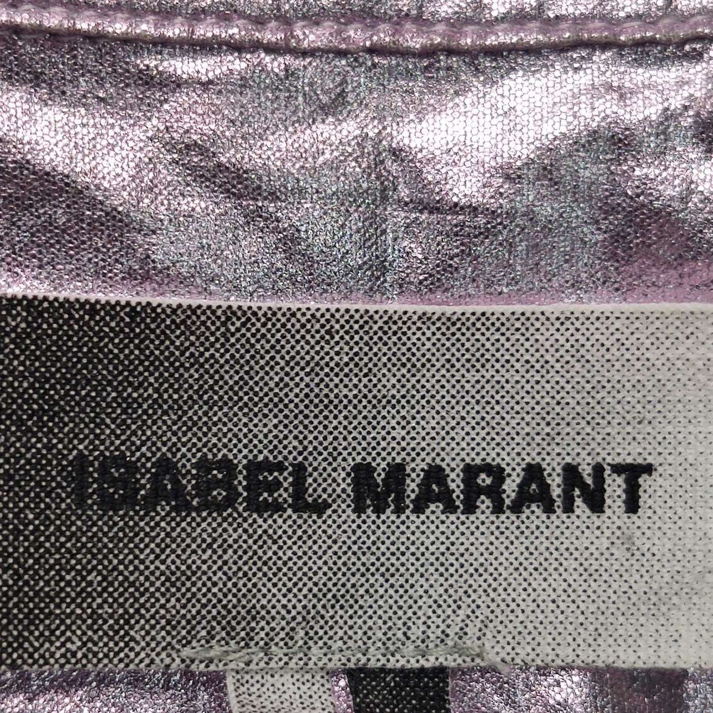 Isabel Marant Metallic Button-Down Shirt M