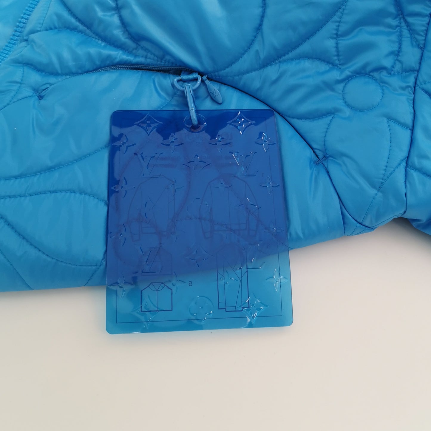 Louis Vuitton Quilted Zip Jacket Blue M