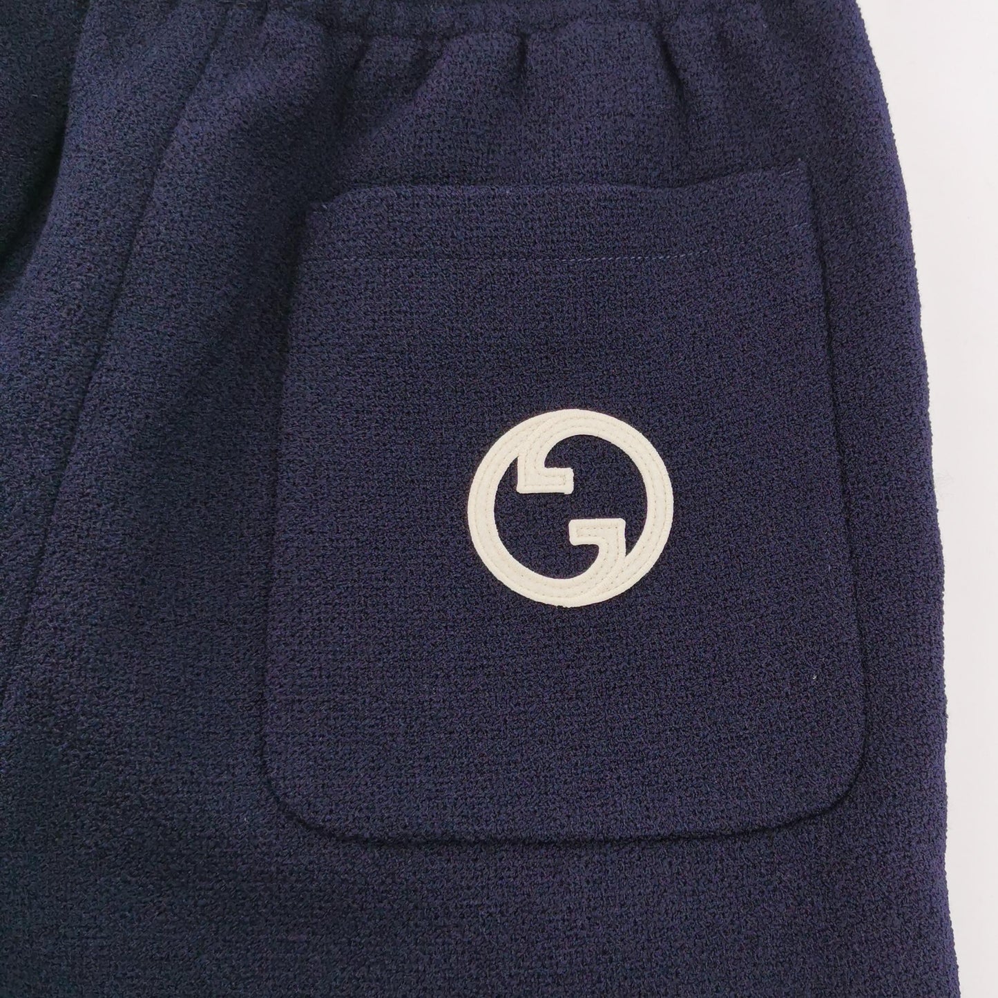 Gucci Wool Blend Interlocking GG Elastic Waist Shorts XS