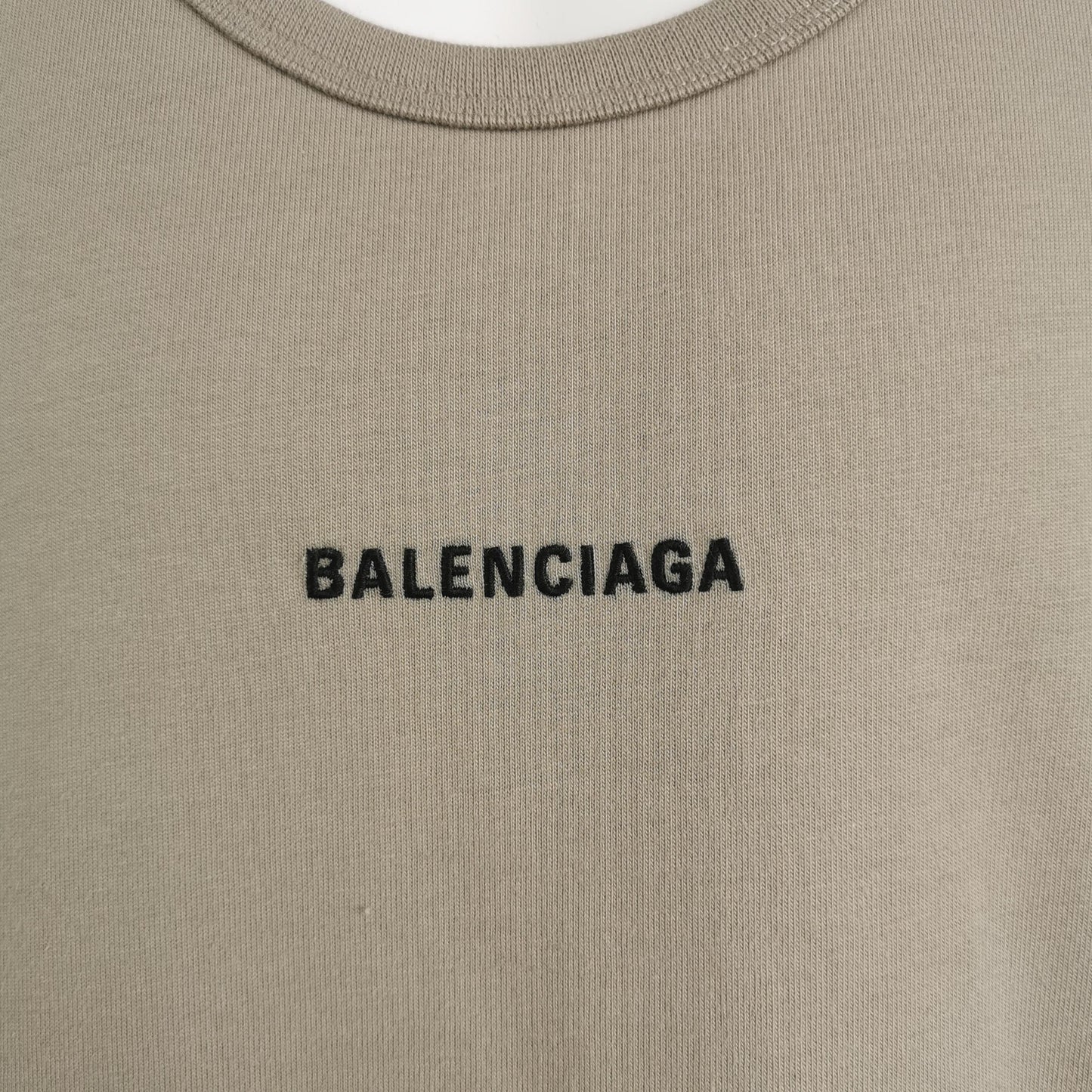 Balenciaga Sleeveless Cotton Logo Tank Top S
