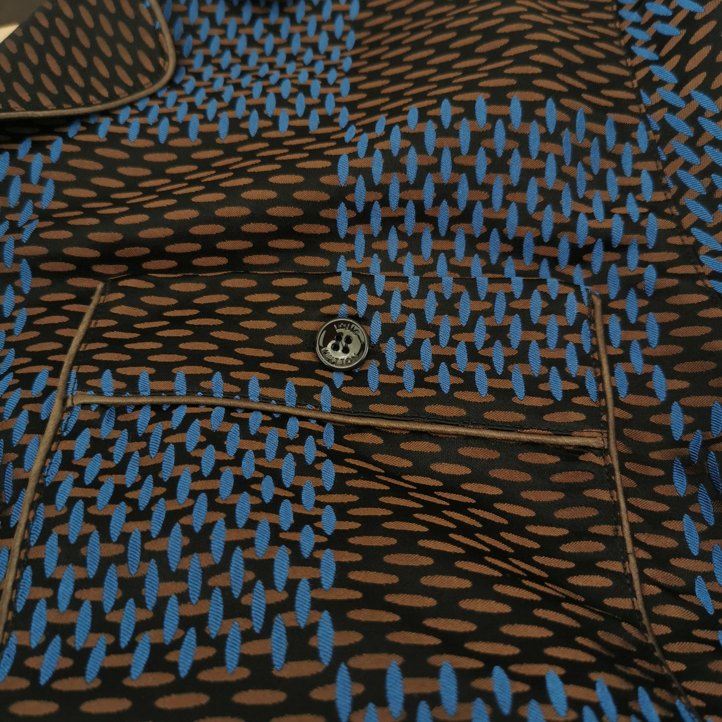 Louis Vuitton XL Checkered Wool Shirt Jacket