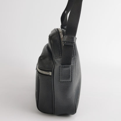 Louis Vuitton Outdoor Leather Zip Reporter Crossbody
