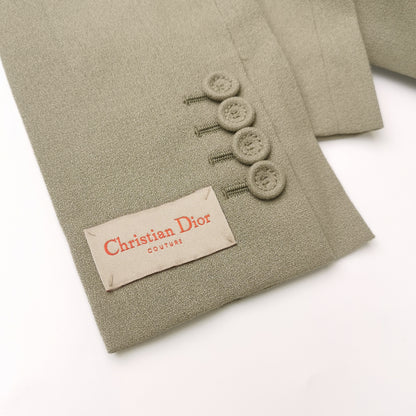 Dior Wool Double-Breasted Lapel Coat M