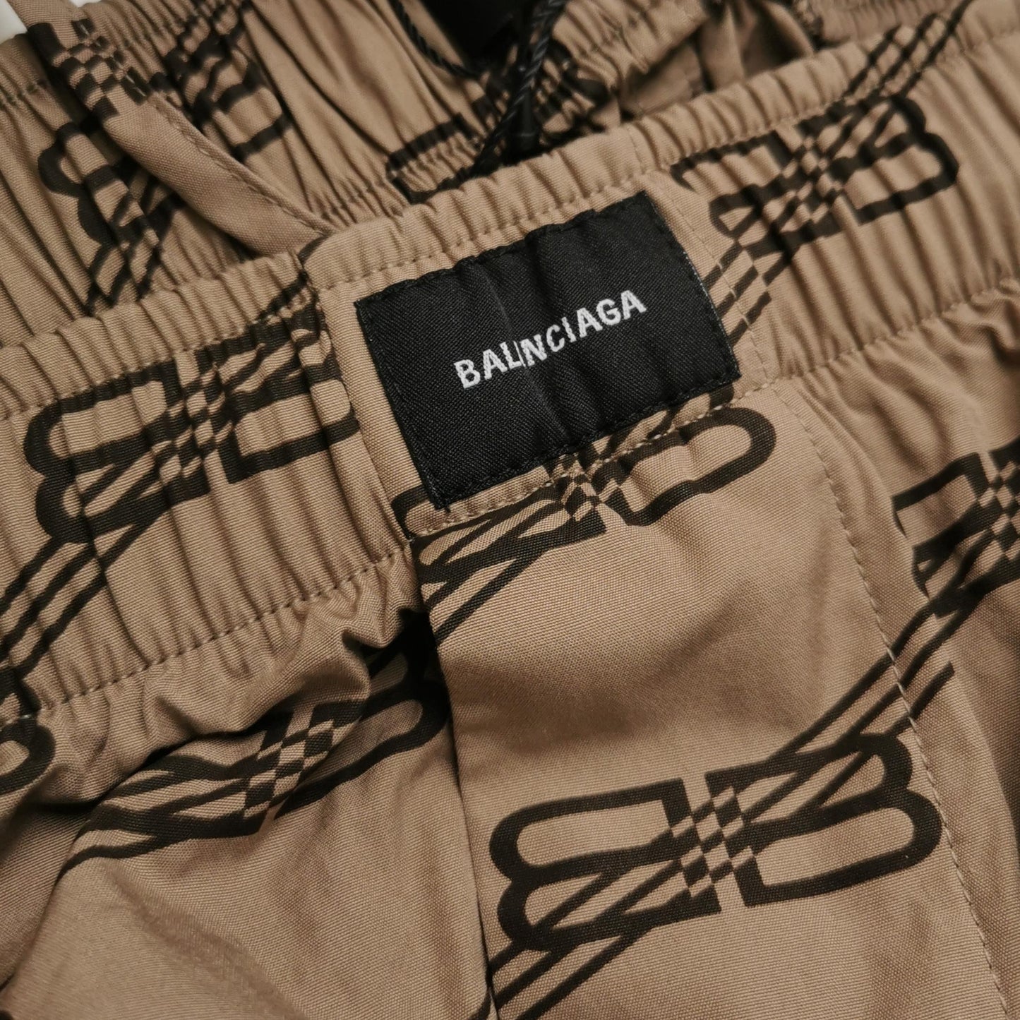 Balenciaga Logo Print Cotton Shorts XS