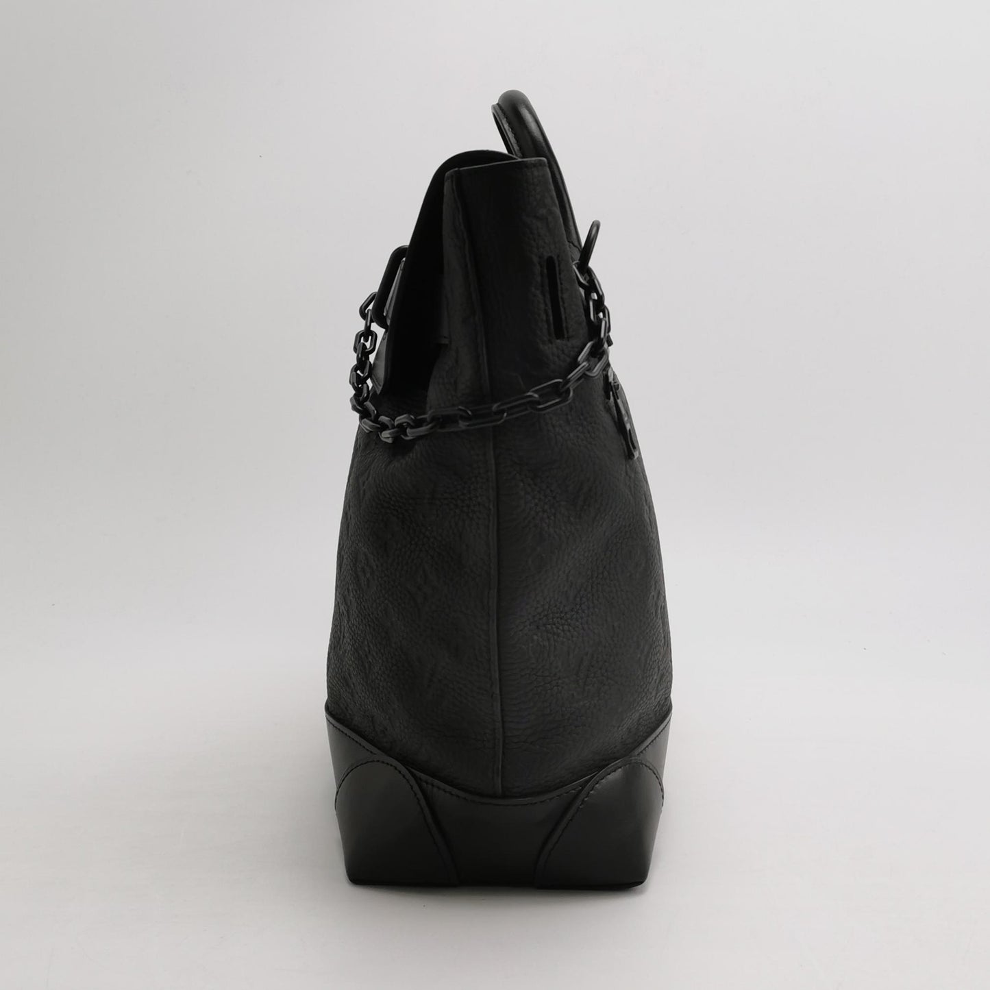 Louis Vuitton Steamer Black Embossed Crossbody Bag