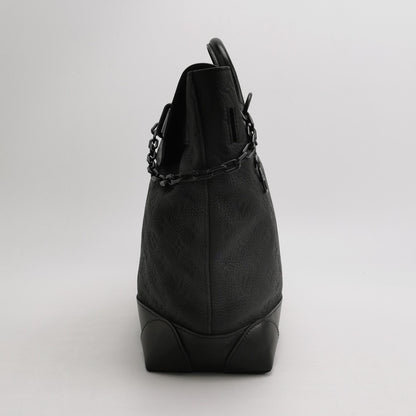 Louis Vuitton Steamer Black Embossed Crossbody Bag