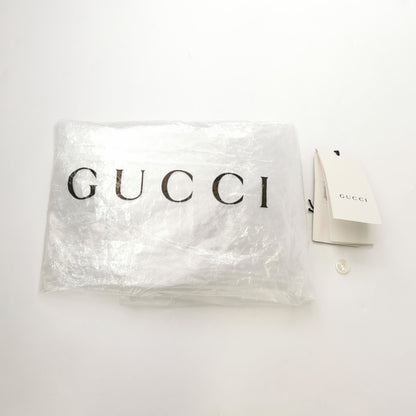 Gucci Beige Red Stripe GG Logo V-Neck Shirt