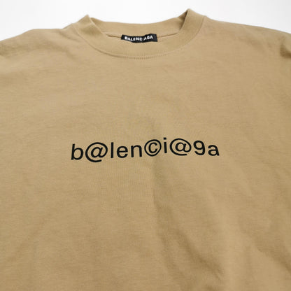 Balenciaga XXS Cotton Logo Print Crewneck T-shirt
