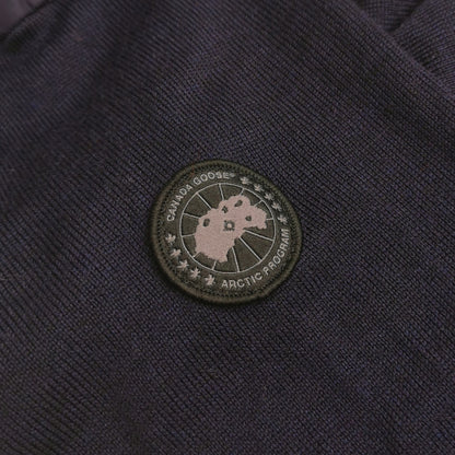 Canada Goose XS Wool V-Neck Solid Knit Sweater