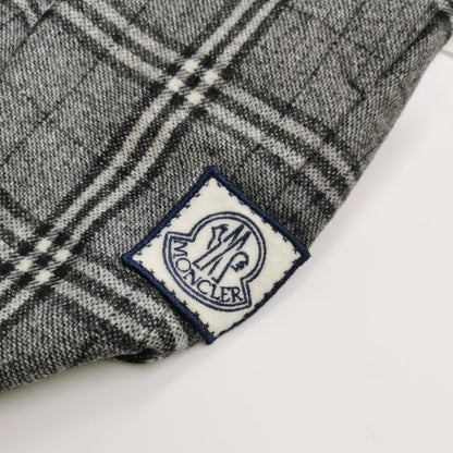 Moncler Wool Blend Plaid Logo Pants XXS/42