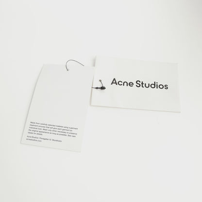 Acne Studios Cotton V-Neck Single-Breasted Padded Coat M