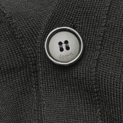 Loewe XL Wool V-Neck Single-Breasted Cardigan