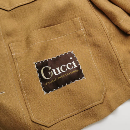 Gucci S Size Brown Cotton Jacket