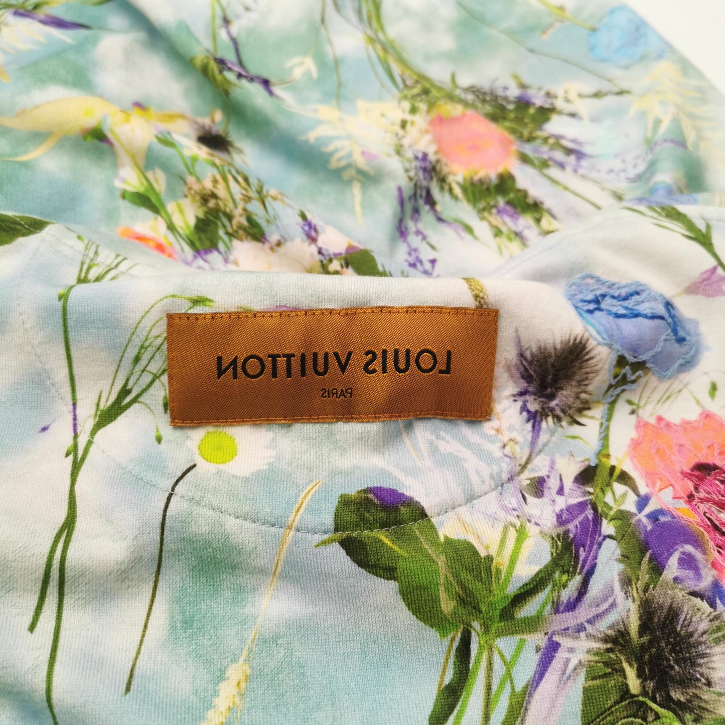 Louis Vuitton XL Floral Print Cotton T-Shirt