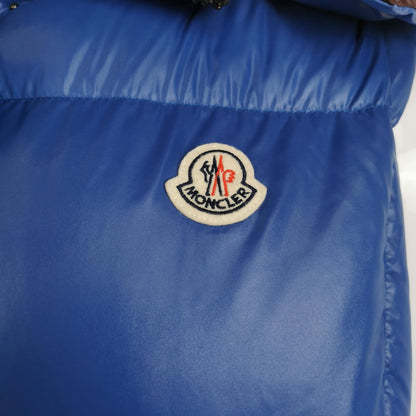 Moncler Blue Quilted Logo Vest Size M