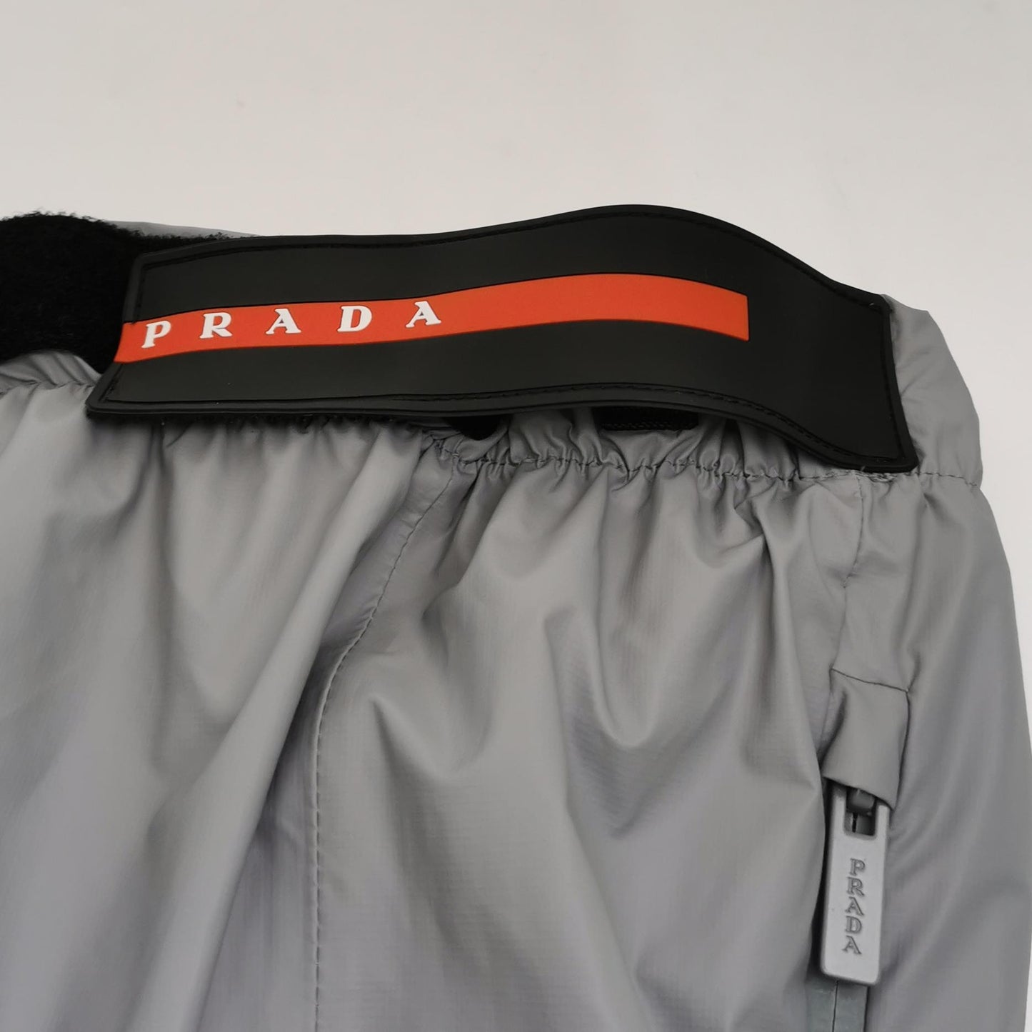 Prada Logo Gray Trousers XL (54) Like