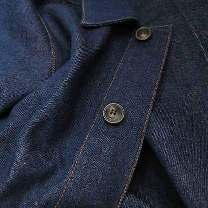 AMI Alexandre Mattiussi Denim Button-Front Jacket S