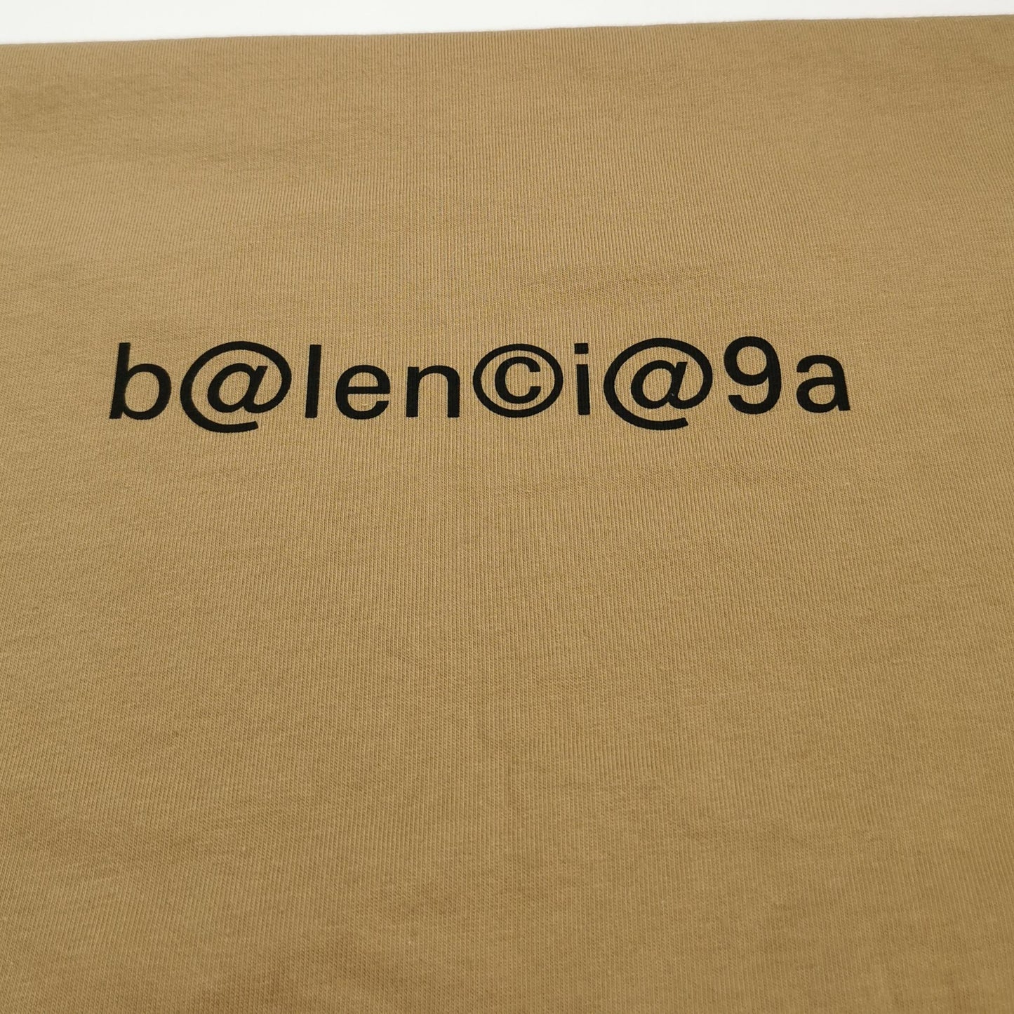 Balenciaga XS Cotton Logo Print Crew Neck T-Shirt