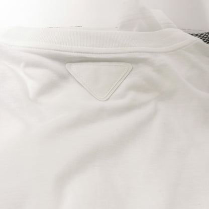 Prada M White Long Sleeve Graphic T-Shirt