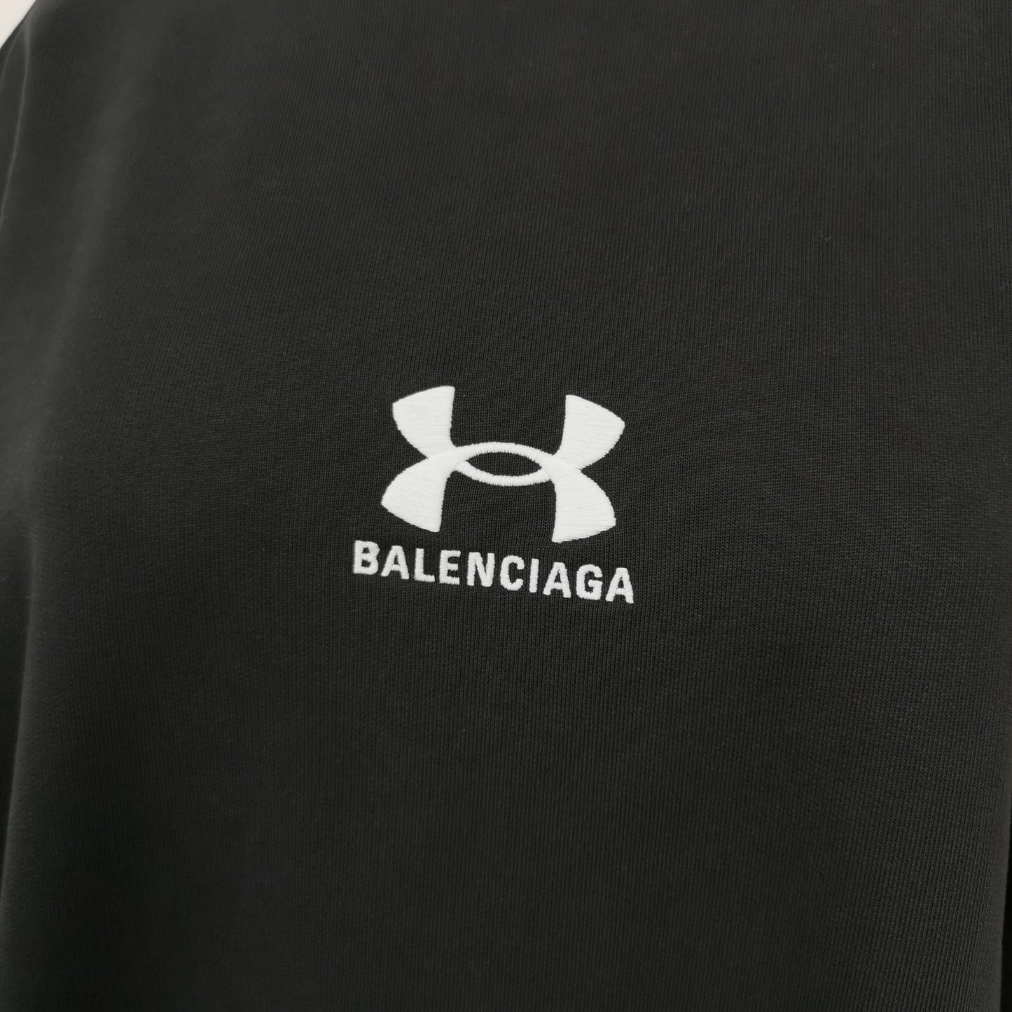 Balenciaga XS Black Logo Crewneck Sweatshirt