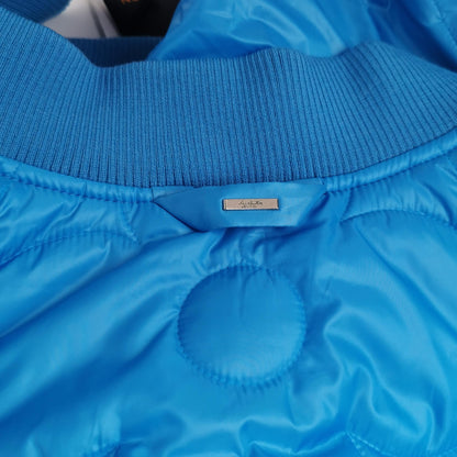 Louis Vuitton Blue Monogram Quilted Zip Jacket XS