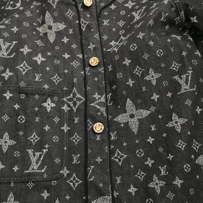 Louis Vuitton Monogram Cotton Short-Sleeve Shirt M