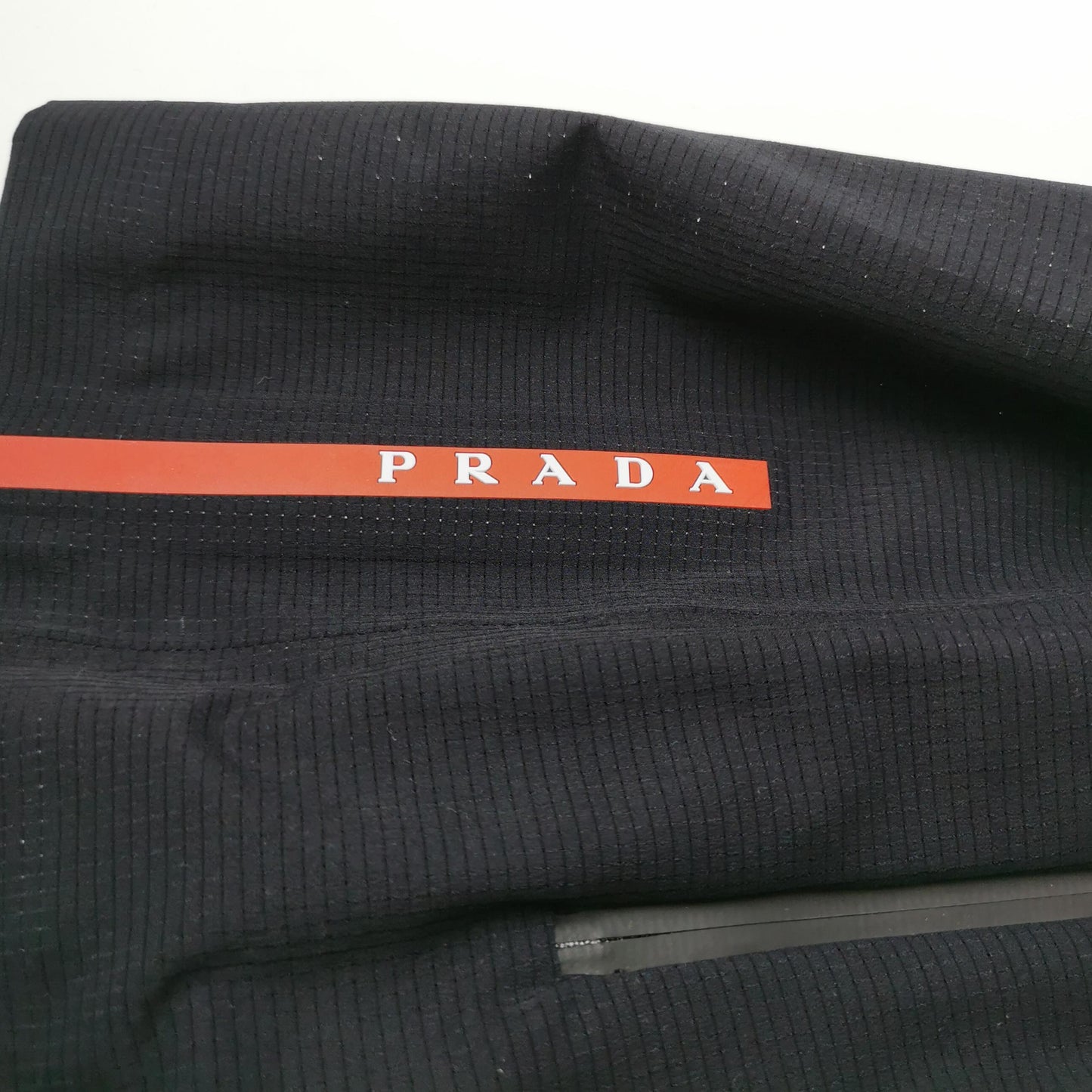 Prada Solid Letter Logo Shorts S Size
