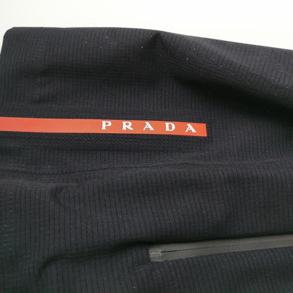 Prada Solid Letter Logo Shorts S Size