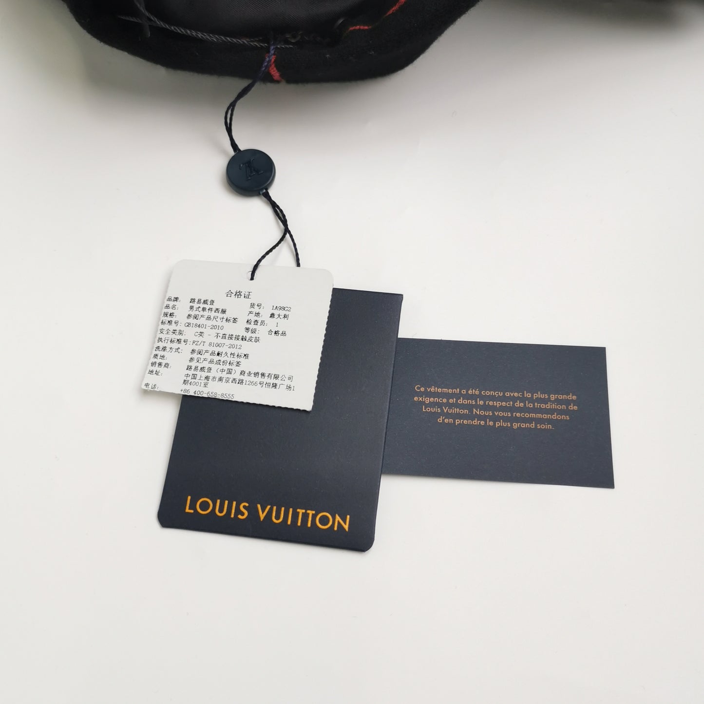 Louis Vuitton Wool-Cotton Colorblock Grid Blazer