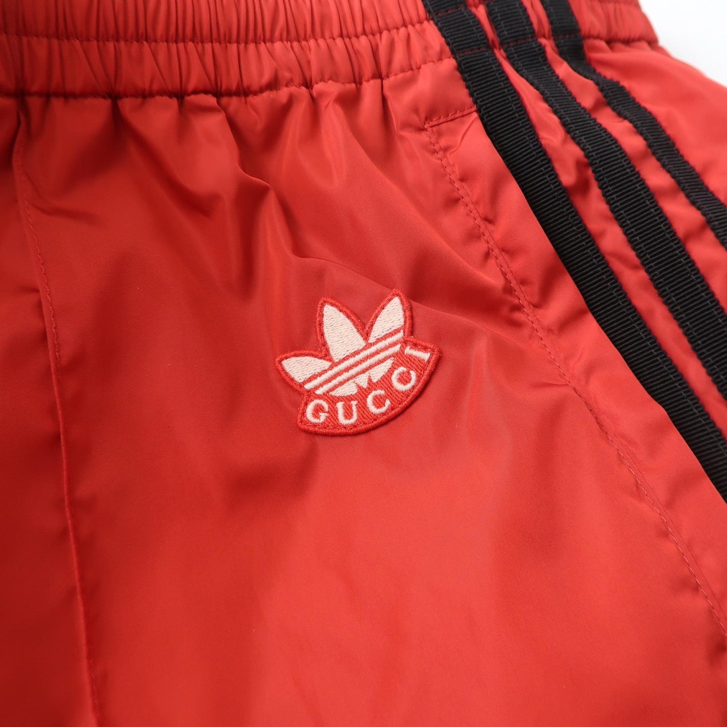 Gucci x adidas Red Track Pants with Logo