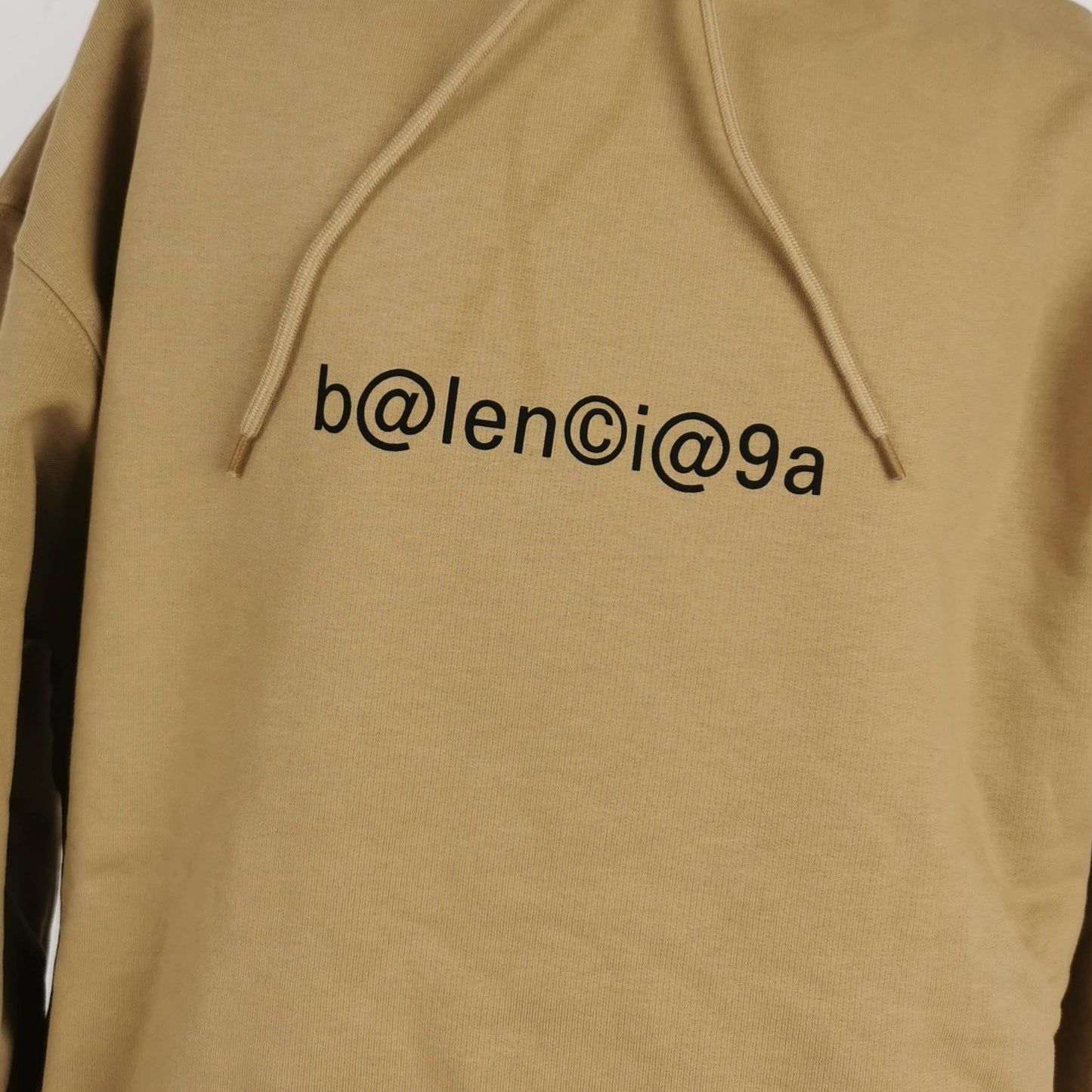 Balenciaga S Size Cotton Letter Logo Hoodie