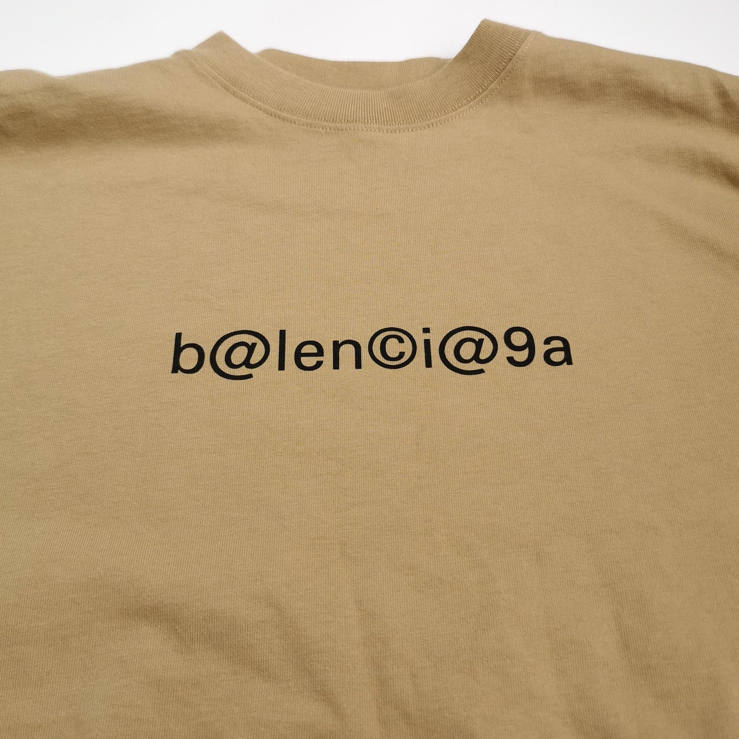 Balenciaga Cotton Logo Oversized T-Shirt S